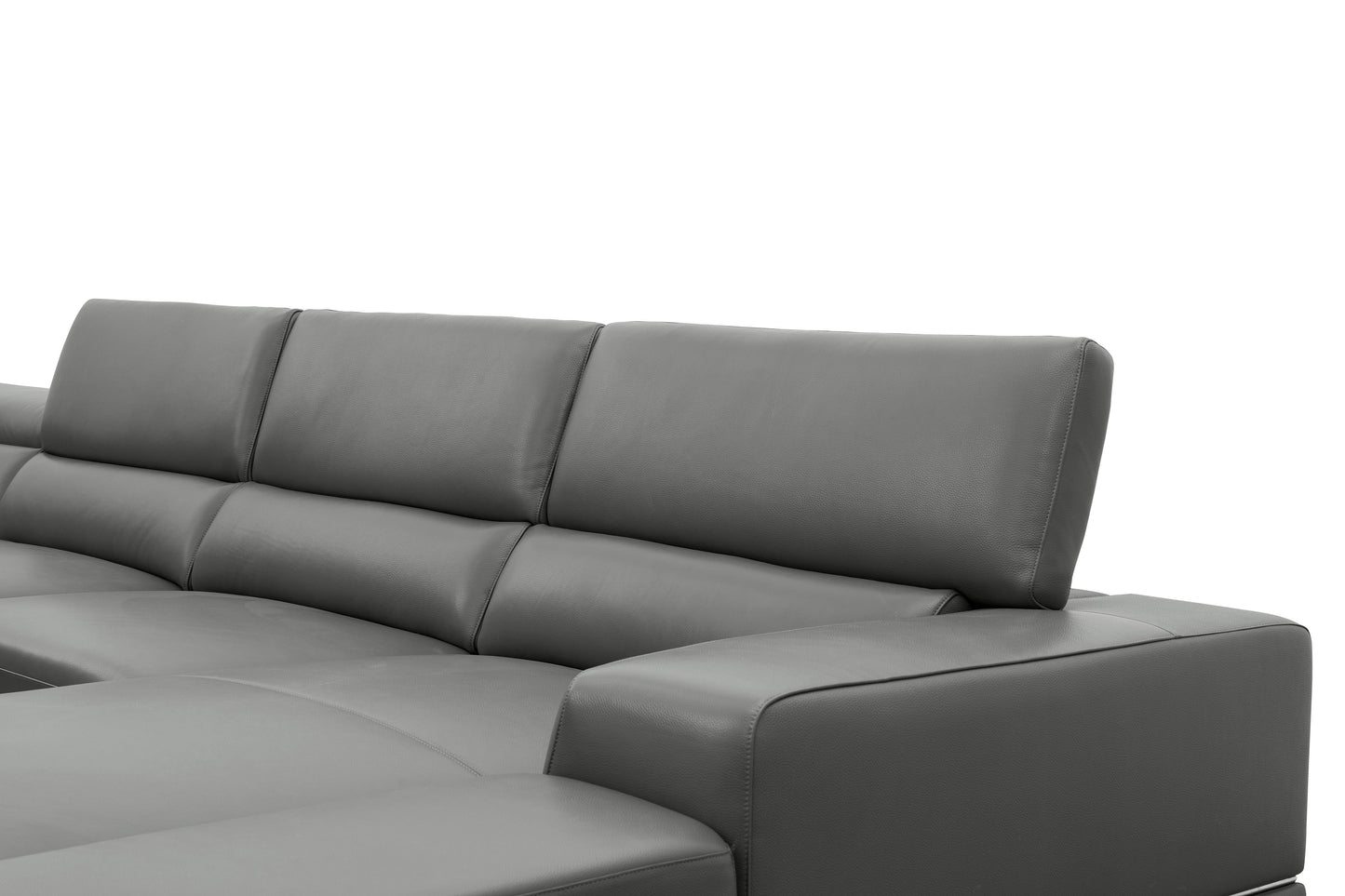 Nella Sectional Sofa (Dark Grey)