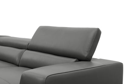 Nella Sectional Sofa (Dark Grey)