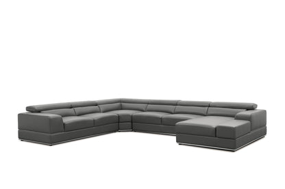 Nella Sectional Sofa (Dark Grey)