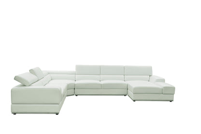 Nella Sectional Sofa (White)