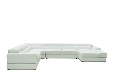 Nella Sectional Sofa (White)