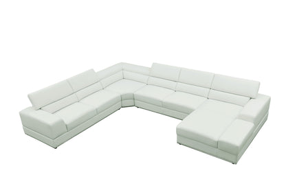 Nella Sectional Sofa (White)