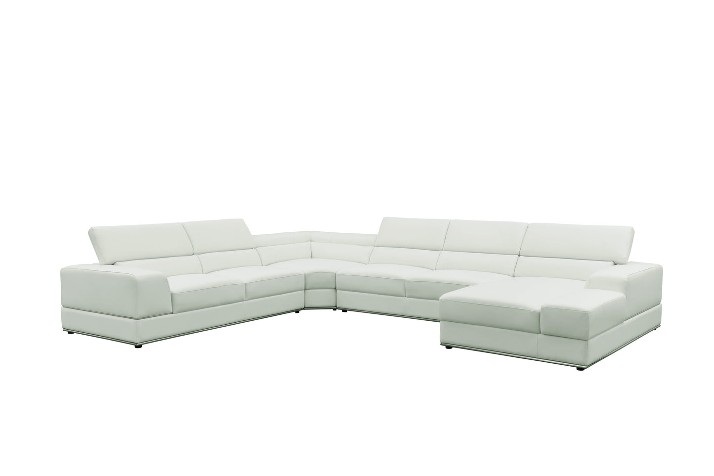 Nella Sectional Sofa (White)