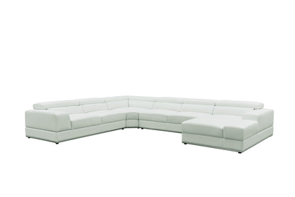 Nella Sectional Sofa (White)
