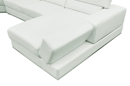Nella Sectional Sofa (White)