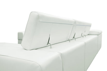 Nella Sectional Sofa (White)