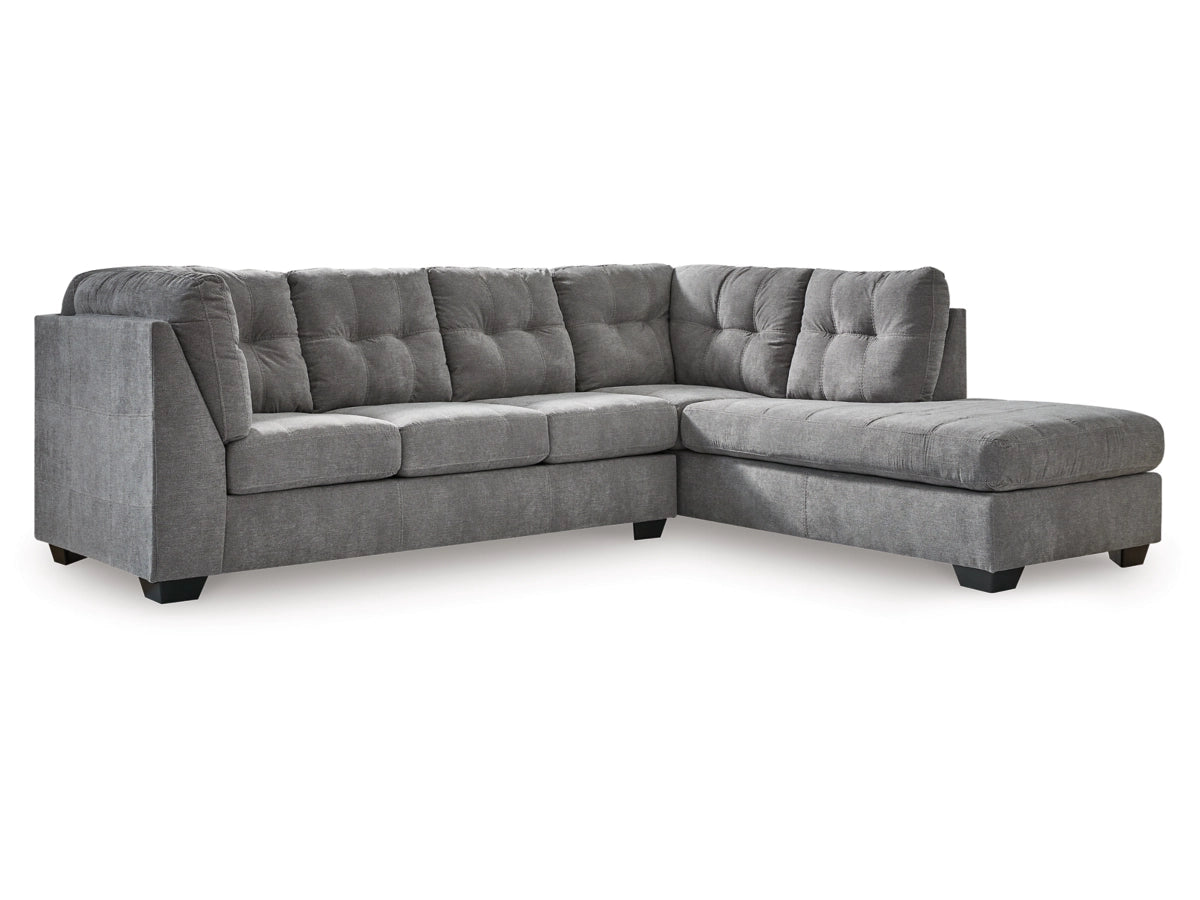 Marleton 2-Piece Sectional with Chaise - Gray