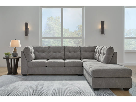 Marleton 2-Piece Sectional with Chaise - Gray