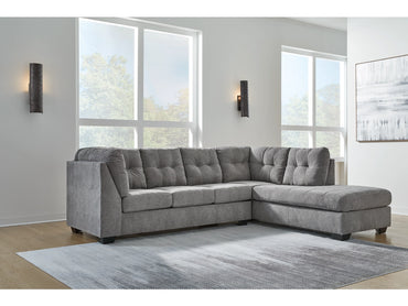 Marleton 2-Piece Sectional with Chaise - Gray