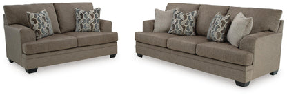Stonemeade 2-Piece Sofa and Loveseat - Nutmeg