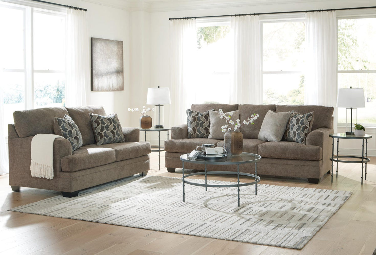 Stonemeade 2-Piece Sofa and Loveseat - Nutmeg