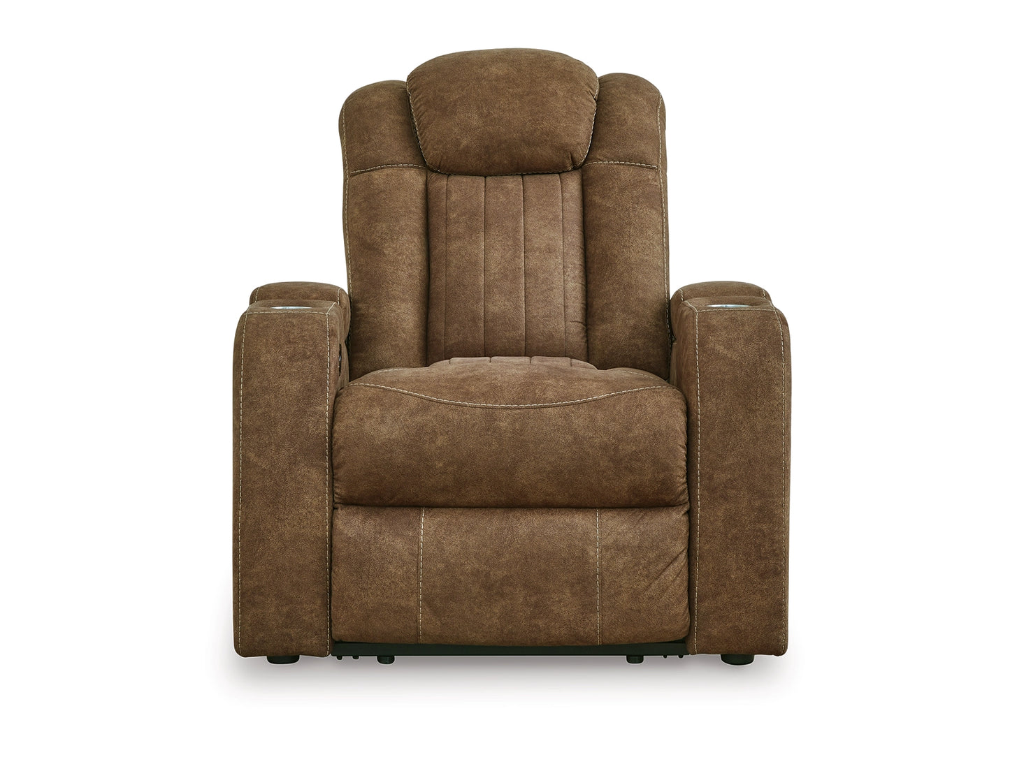 Wolfridge Dual Power Recliner - Brindle