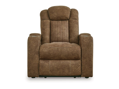 Wolfridge Dual Power Recliner - Brindle