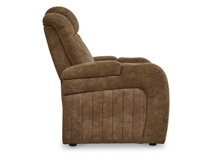 Wolfridge Dual Power Recliner - Brindle