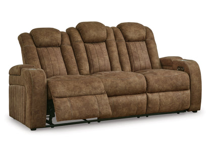 Wolfridge Dual Power Reclining Sofa - Brindle
