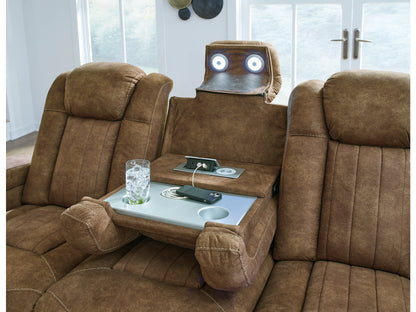 Wolfridge Dual Power Reclining Sofa - Brindle