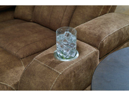 Wolfridge Dual Power Recliner - Brindle