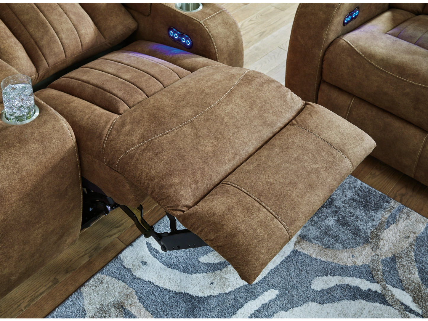 Wolfridge Dual Power Recliner - Brindle