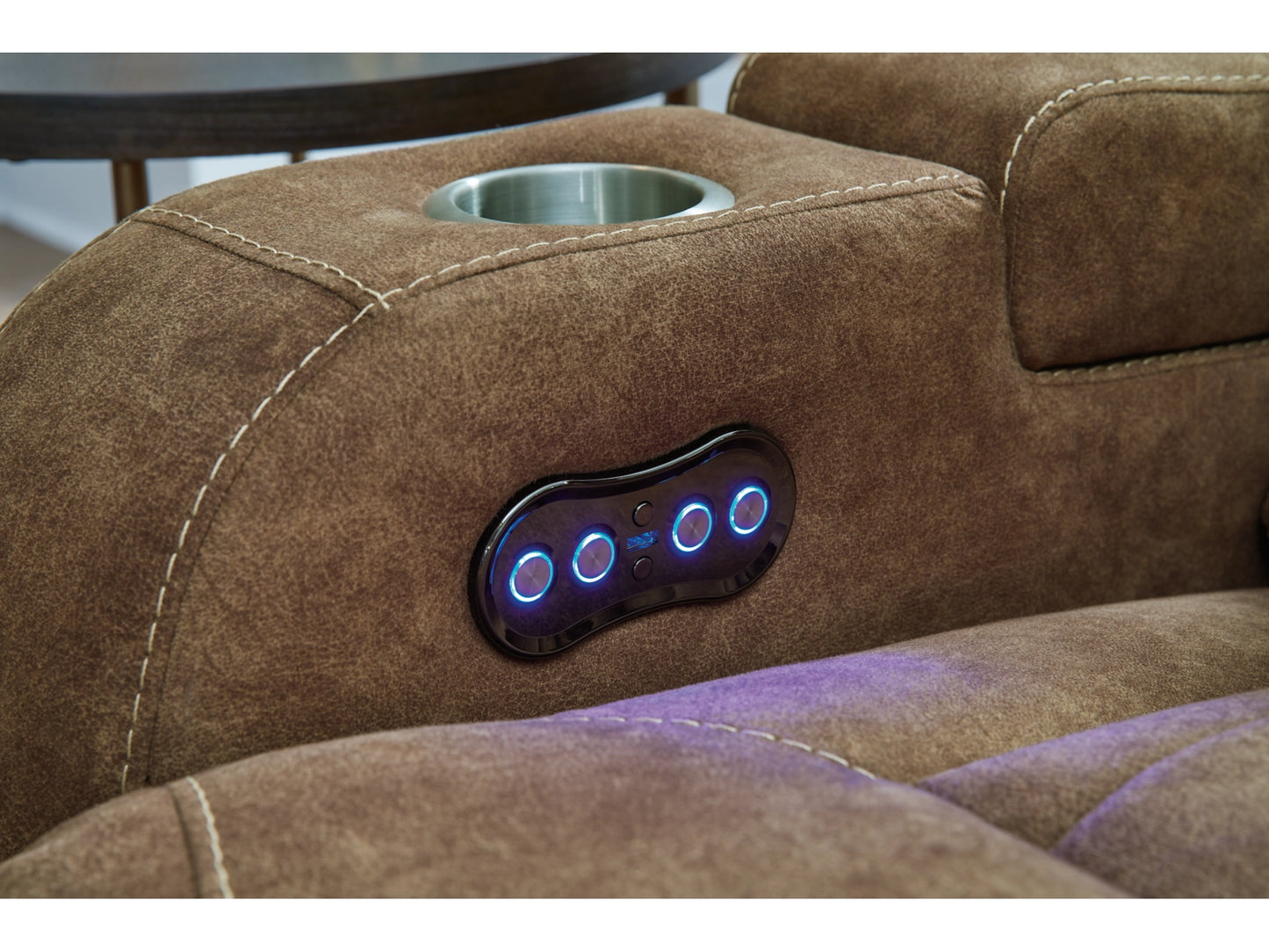 Wolfridge Dual Power Recliner - Brindle