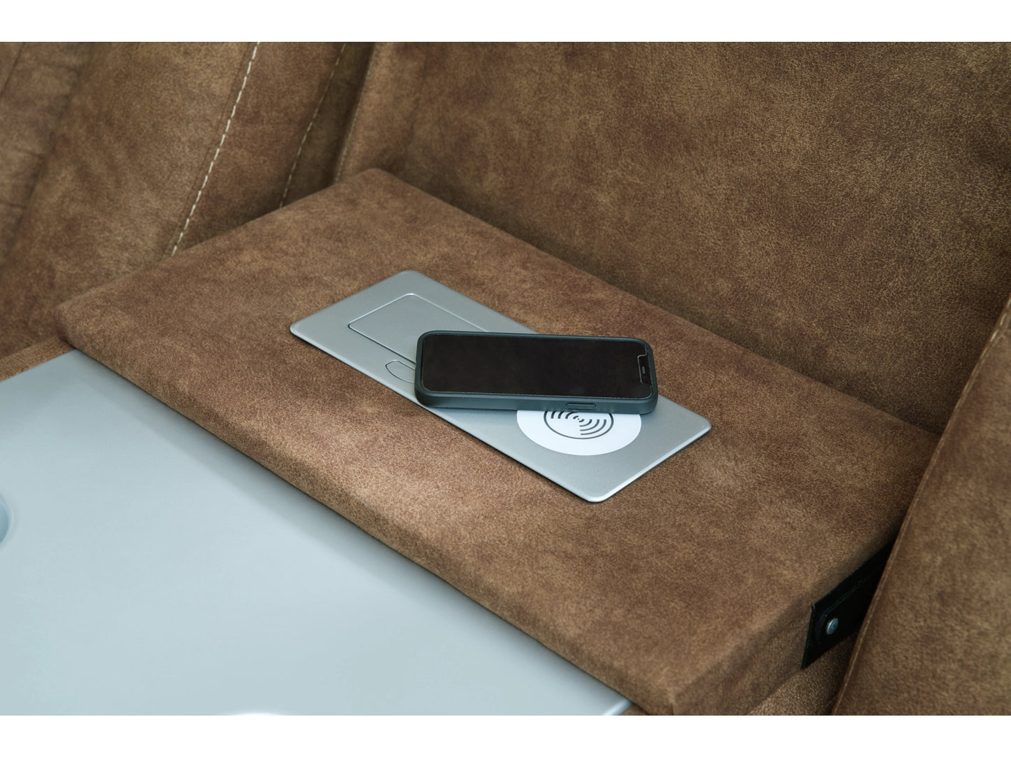 Wolfridge Dual Power Reclining Sofa - Brindle