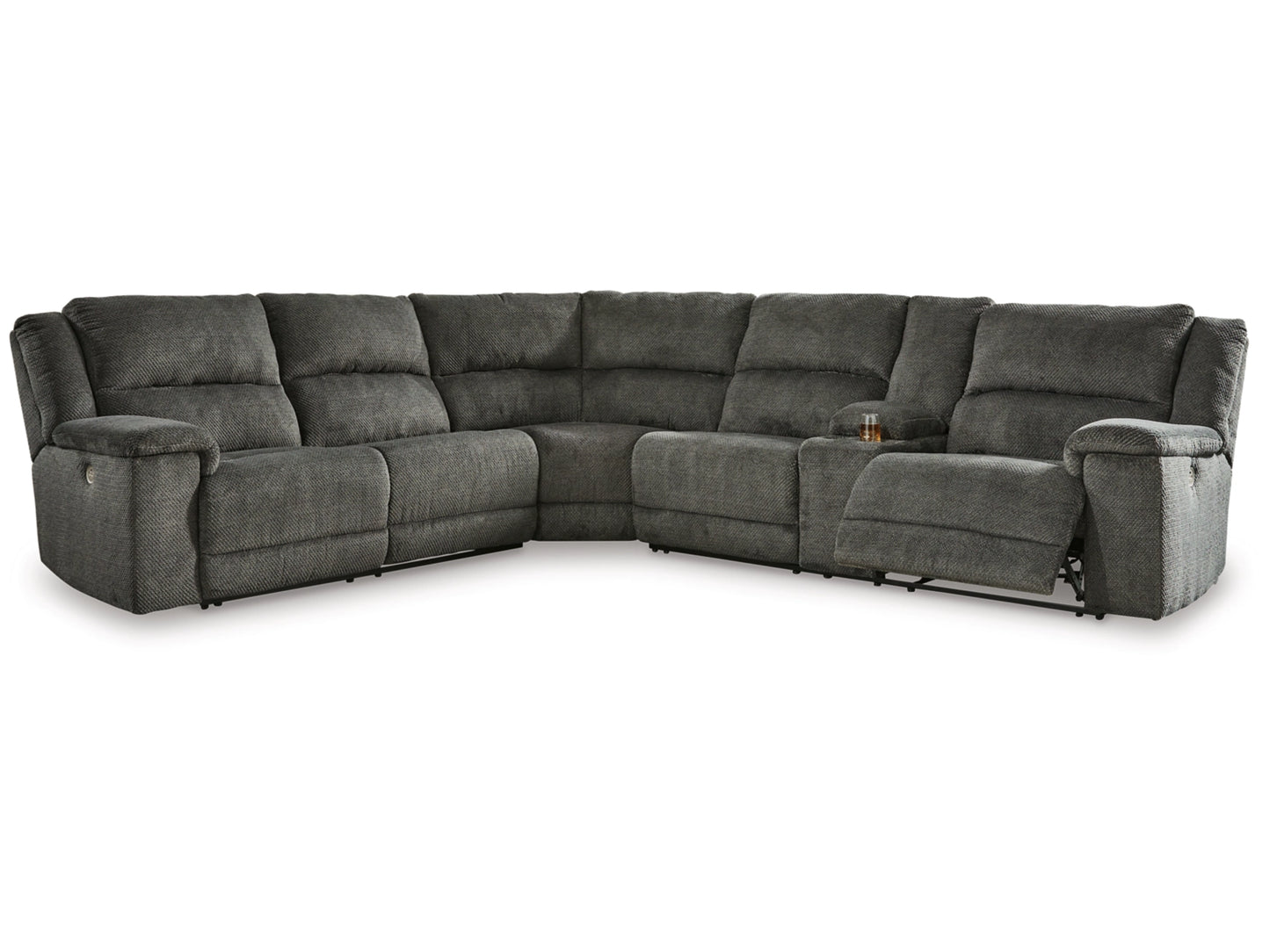 Keensburg 3-Piece Power Reclining Sectional - Smoke