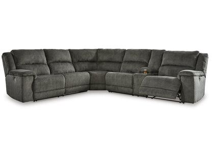 Keensburg 3-Piece Power Reclining Sectional - Smoke