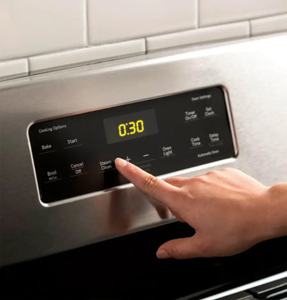 GE - 5.0 Cu. Ft. Freestanding Gas Range - Stainless steel