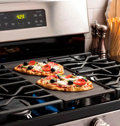 GE - 5.0 Cu. Ft. Freestanding Gas Range - Stainless steel