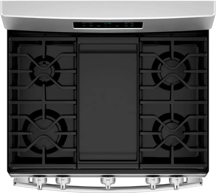 GE - 5.0 Cu. Ft. Freestanding Gas Range - Stainless steel
