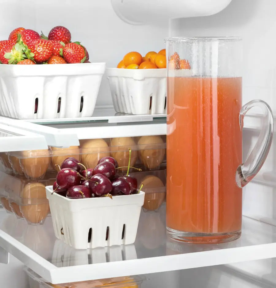 GE - 27.0 Cu. Ft. French Door Refrigerator with Internal Water Dispenser - Stainless Steel