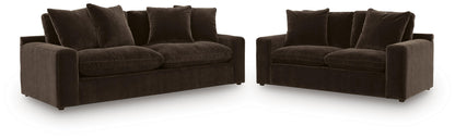 Maxton Heights 2-Piece Sofa and Loveseat - Bittersweet