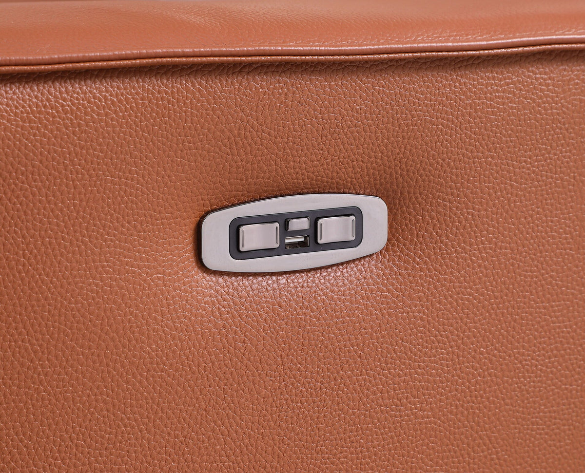 Picasso II Reclining Sectional 7-Piece (Caramel)