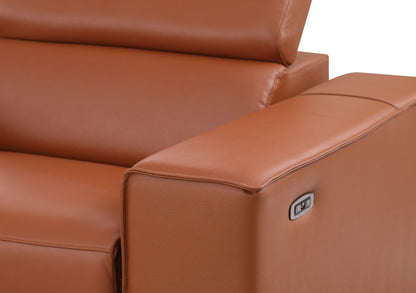 Picasso II Reclining Sectional 6-Piece (Caramel)