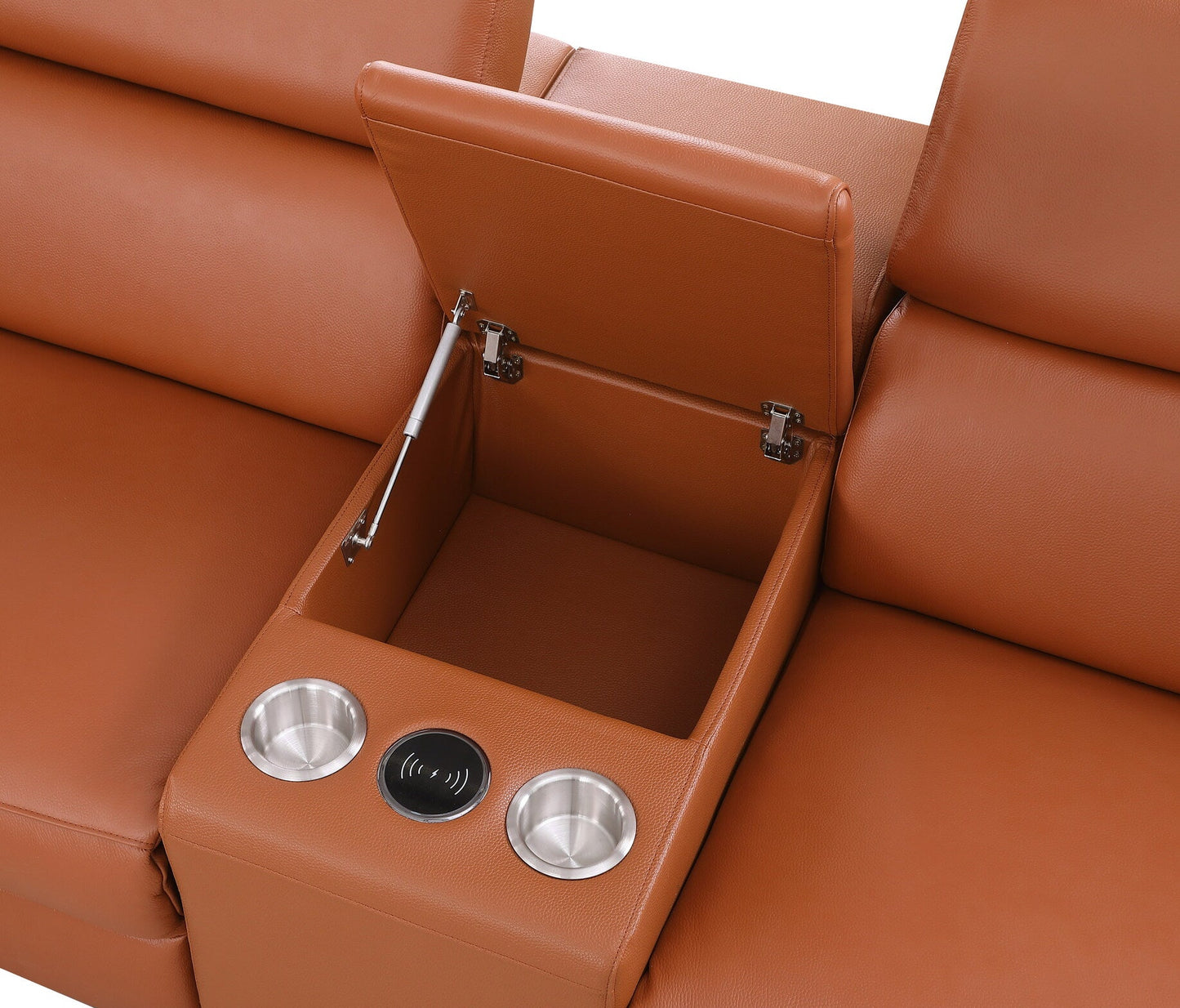 Picasso II Reclining Sectional 7-Piece (Caramel)