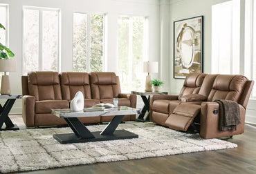 Mackmenville Reclining Sofa and Reclining Loveseat with Console