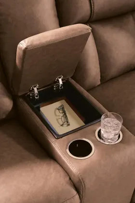 Mackmenville Reclining Sofa and Reclining Loveseat with Console
