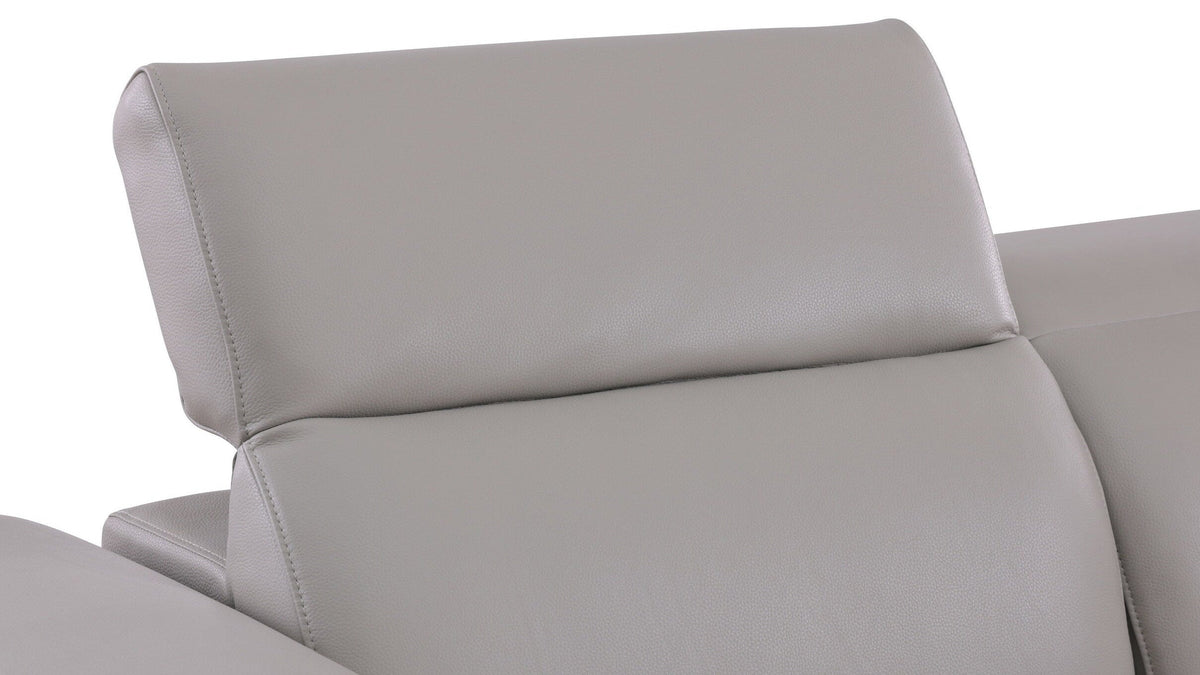 Lucca Reclining Sectional (Light Grey)