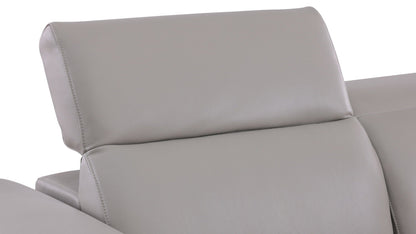 Lucca Reclining Sectional (Light Grey)