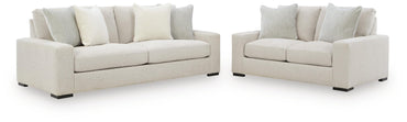 Conlee-Pike 2-Piece Sofa and Loveseat - Linen