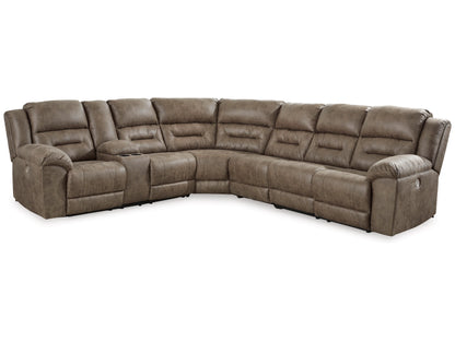 Ravenel 4-Piece Power Reclining Sectional - Fossil