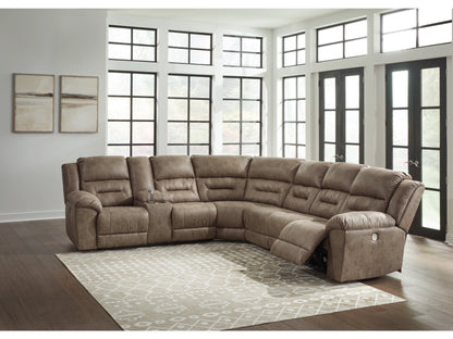 Ravenel 4-Piece Power Reclining Sectional - Fossil