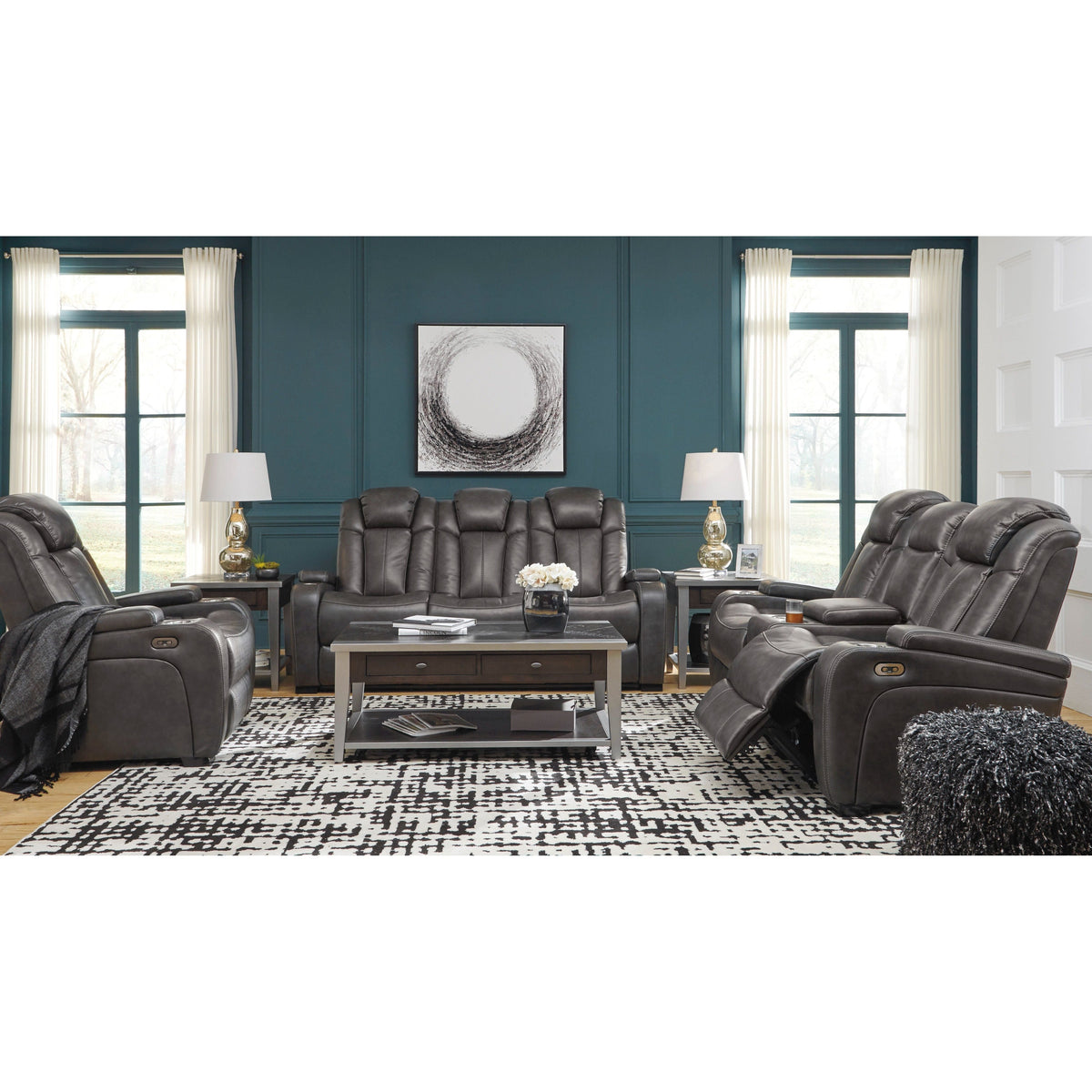 Turbulance Reclining Living Room Set