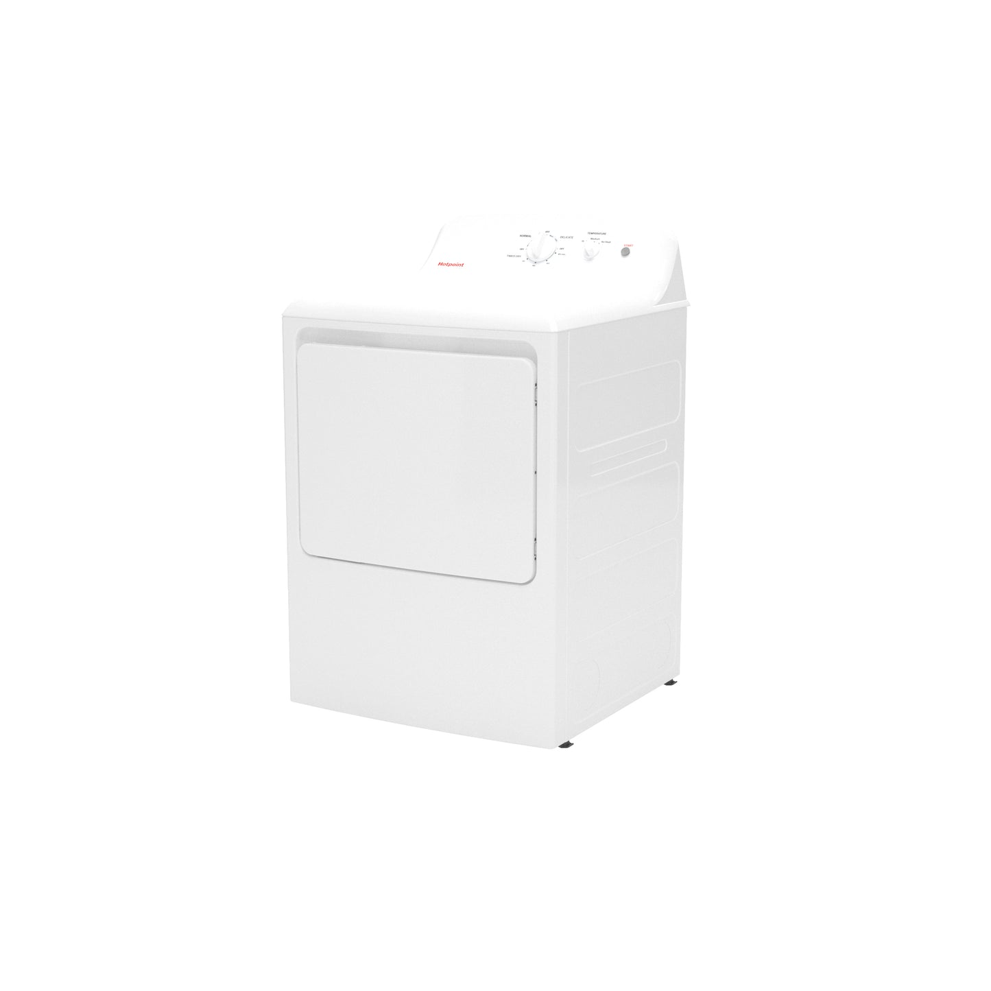 Hotpoint® 6.2 cu. ft. Capacity Gas Dryer with Up To 120 ft. Venting and Shallow Depth