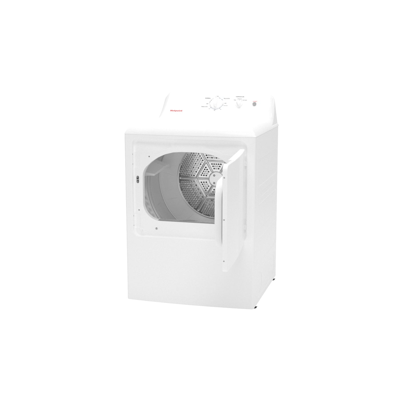 Hotpoint® 6.2 cu. ft. Capacity Gas Dryer with Up To 120 ft. Venting and Shallow Depth