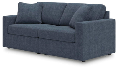 Modmax 2-Piece Modular Sofa and Loveseat - Ink
