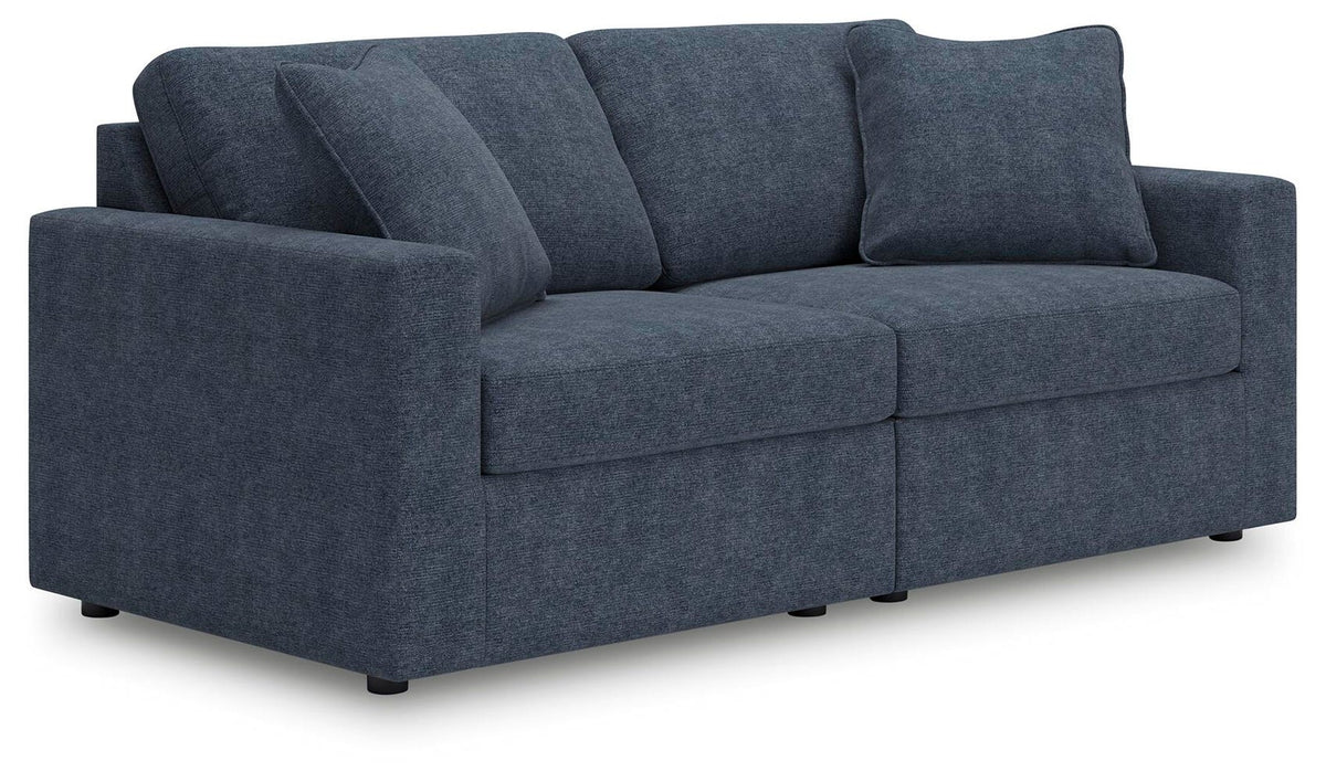 Modmax 2-Piece Modular Sofa and Loveseat - Ink