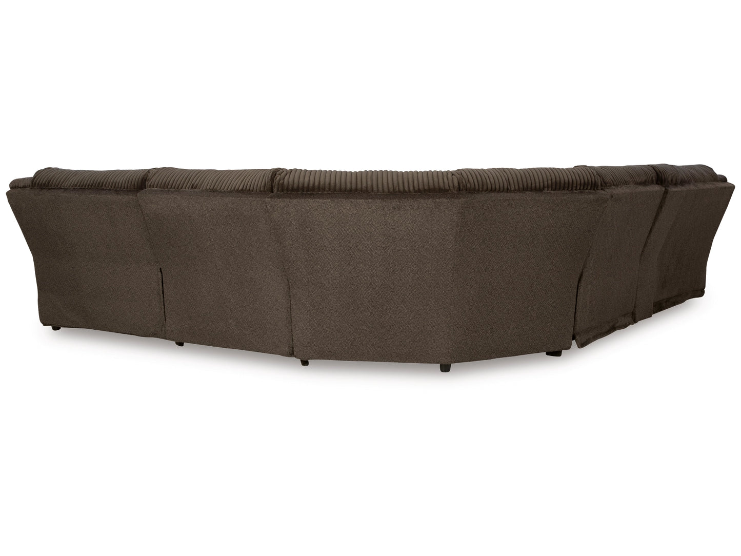 Top Tier 6-Piece Manual Reclining Modular Sectional with Chaise and Console - Chocolate