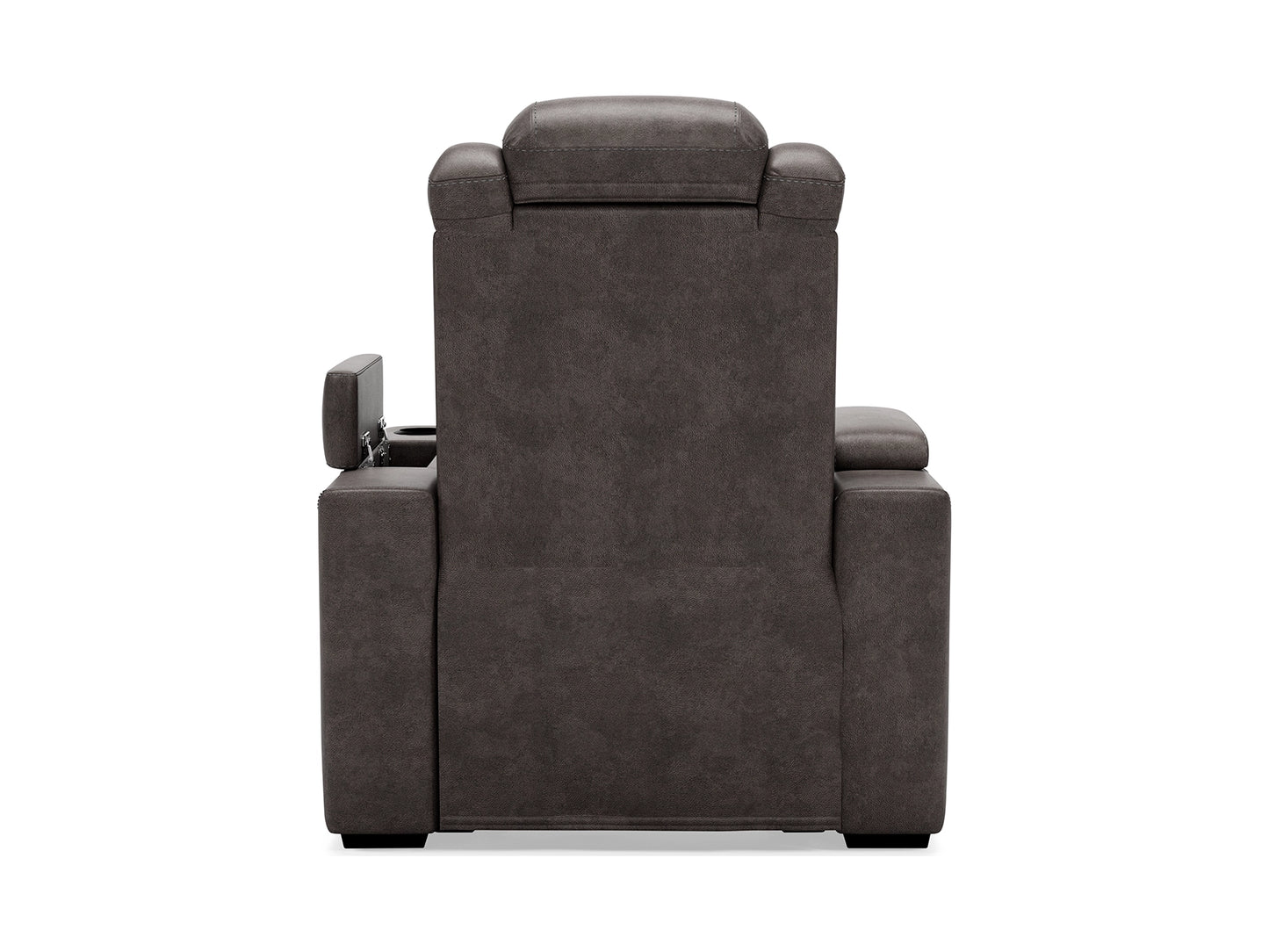 HyllMont Dual Power Recliner - Gray