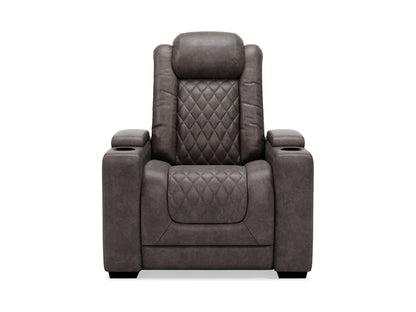 HyllMont Dual Power Recliner - Gray