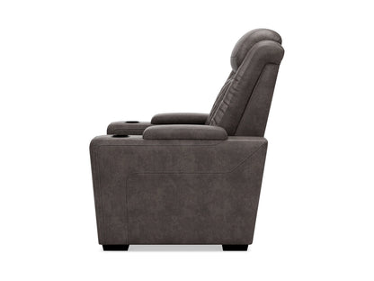 HyllMont Dual Power Recliner - Gray